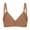 Brown, variant on Patlollav Bras for Women, Woman Plus Size Wire Free Comfortable Push Up Hollow Out Bra Underwear