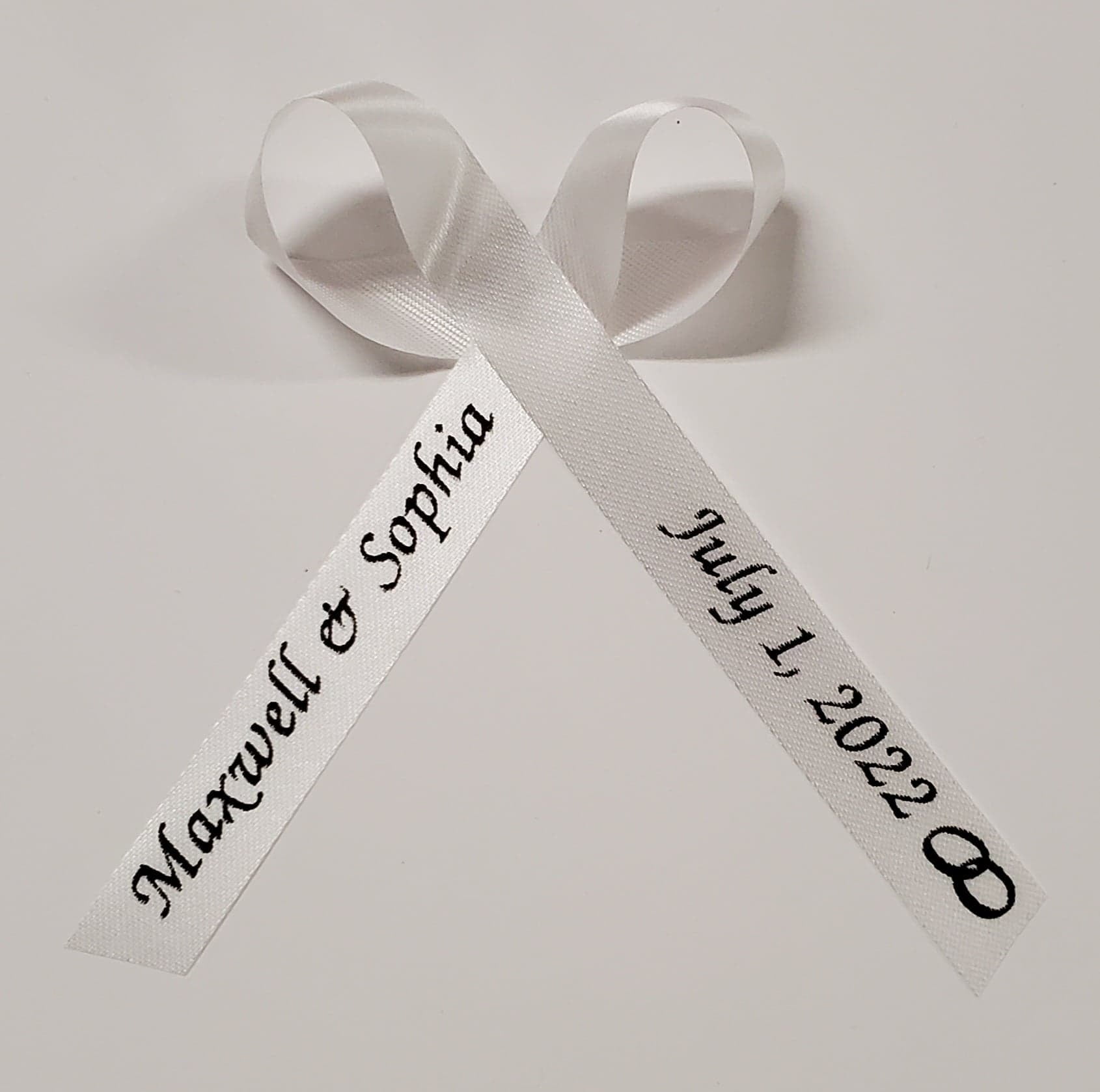 Wedding Ribbon  Shop Personalized Ribbons For Wedding Favors