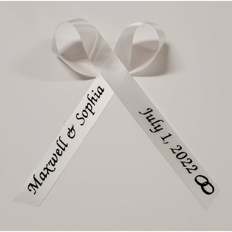 Personalized Wedding Ribbons, Ribbon Wedding Favors