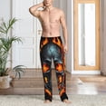 thumbnail image 4 of KLL Mens Pajama Pants for Men,Mens Lounge Pants,Funny Gifts for Men,Men's Pajama Bottoms-Flame Metal Skull, 4 of 5
