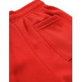 thumbnail image 4 of Hat and Beyond Men's Lightweight Brushed Fleece Elastic Sweat Shorts with Pockets, 4 of 6
