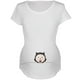 Halloween Chat Noir Bébé Blanc Maternité Doux T-Shirt – image 1 sur 1