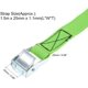 thumbnail image 2 of Paquete de 4 correas de amarre con hebilla de leva, 25 mm x 1 m, 550 lb, 250 kg de carga, polipropileno para asegurar la carga en movimiento, verde,, 2 of 5
