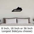 thumbnail image 2 of Kentucky United States Home Wall Decals for Walls Peel and Stick wall art murals Black Small 8 Inch, 2 of 2