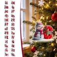 thumbnail image 5 of Mivyn Snowman Christmas Ornaments,3" Personalized Letter Ornaments for Christmas Tree, 2D Initial Ornament, Letter Ornament for DIY Hanging Xmas Decor, Gift for Family Friends, 5 of 6