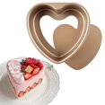 thumbnail image 1 of Inch Heart Shaped Cake Pan, Non Stick Springform Baking with Removable Bottom, Cake Pan for Cheesecake and Chiffon Cake, 1 of 5