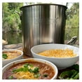 thumbnail image 2 of 1420 20-qt Stainless Stockpot Features Heavy Duty Welded Handles for Secure Handling Domed Lid Perfect For Large Batch Cooking of Soups Stews Chili and Gumbo, 2 of 4
