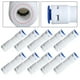 thumbnail image 2 of 10 piezas válvula de retención de conexión rápida recta de 1/4 pulgada accesorio para purificador de agua filtro, 2 of 6