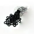 thumbnail image 2 of EeaseMX 200 gomas elásticas para el pelo, de alta elasticidad, para adultos y niños (negras), 2 of 7