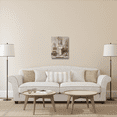 thumbnail image 3 of Global Gallery's 'French Bath III Gray and Blush' By Marilyn Hageman Stretched Canvas Wall Art, 3 of 4
