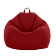 thumbnail image 1 of Bolsa de Frijol Moderna Funda Sofá Bolsa de Almacenamiento de Juguetes Bolsa 9 cm Vino rojo, 1 of 8