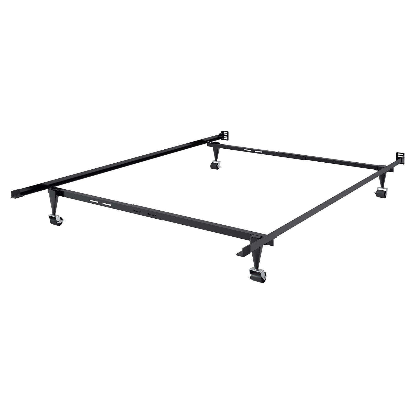 Full Double Metal Bed Frame, Mainstays 12 Adjustable Metal Bed Frame White Twin King