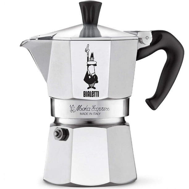 toenemen Rijke man geweten Bialetti Moka Express 3 Cup Espresso Maker - Walmart.com