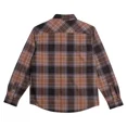 thumbnail image 6 of Chaps Men's Knit Flannel Shirt, Brown, L, 6 of 6