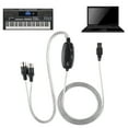 thumbnail image 4 of MIDI to USB Cable Converter MIDI Interface Adapter Cord Keyboard Music Editing Line, 4 of 8