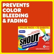 Shout Color Catcher, Dye-Trapping Sheets, 72 Sheets