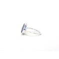 thumbnail image 4 of Heaven Crafts 925 Sterling Silver Teardrop Lapis Lazuli Ring Blue Gemstone Bridesmaid Gift Promise Ring, 4 of 4