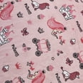 thumbnail image 4 of Loungie Princess Pink Bean Bag Covers - Microfiber | Storage | Stuffed Animal 55"x35", 4 of 8