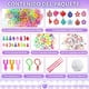 thumbnail image 3 of Kit para Hacer Pulseras, 2700+ Kit de Pulseras para Niña, Juego de Bandas de Goma Elástica DIY,Rubber Bands Bracelet de Telar Colorido, Juguetes para Niñas 6-7 años, Regalo para Niños, 3 of 5