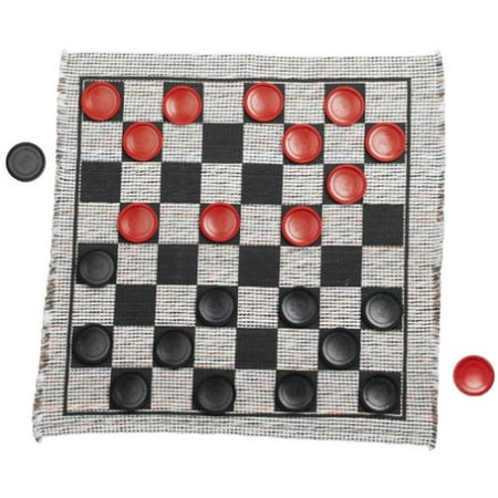 Jumbo Checker - Jumbo Checker Rug Game..., By Multiflex Designs Ship from US