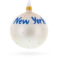 thumbnail image 2 of New York State, USA Glass Ball Christmas Ornament 4 Inches, 2 of 5