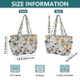 thumbnail image 4 of FORMRS Tote Bag for Women Quilted Large Capacity Travel Work Carry On Shoulder Handbag, Acorn Leaves Pattern, 4 of 7
