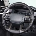 thumbnail image 5 of Para/Sequoia 2022 2023, embellecedor para botones de volante de coche de fibra ABS para interior, embellecedor para panel de volante de ABS, embellecedor para Forester 2019-2022, 2017-2022, azul, 5 of 5