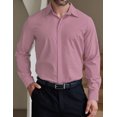 thumbnail image 2 of COOFANDY Mens Button Up Shirts Long Sleeve Dressy Formal Business Shirt Wrinkle-Free Normal Spread Collar Relaxed Fit Business Casual Dress Shirts, 2 of 4