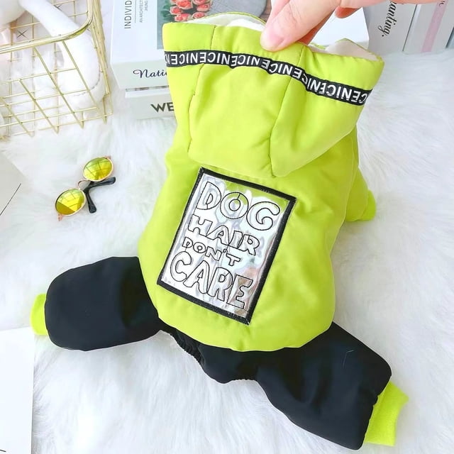 Super Warm Dog Down Jacket Winter Snow Clothes for Small Dogs Chihuahua Costumes Overalls for Dogs With Shiny Mirror Stickers ShopWise Round