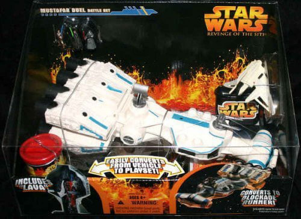 Revenge of the Sith Micro Vehicles Mustafar Duel Battle Set