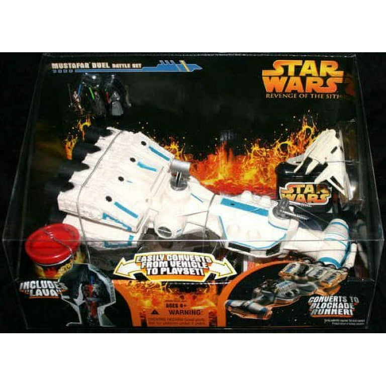Revenge of the Sith Micro Vehicles Mustafar Duel Battle Set