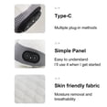 thumbnail image 3 of Heated Neck Stretcher Cervical Traction Device with Graphene Heating Pad, Neck and Shoulder Relaxer for Pain Relief, Portable Chiropractic Pillow for Neck Hump Corrector, Home Office Travel Use, 3 of 7
