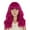 Hot Pink, variant on RightOn Orange Wig Dark Orange Wig with Bangs Curly Wavy Wigs for Cosplay Costumes Party Halloween Wig
