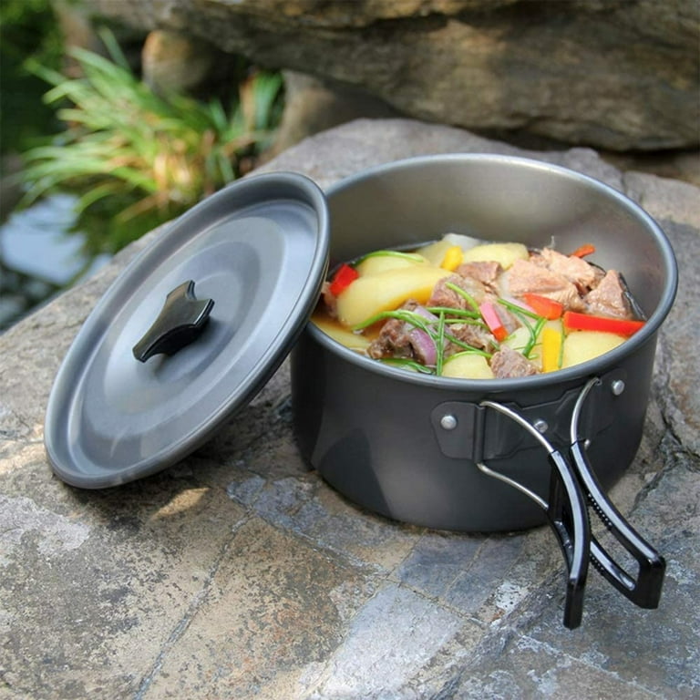 Comefolife Camping Cookware Mess Kit for Backpacking Gear