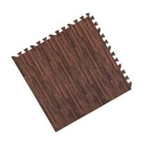 Raindrops Brown EVA Interlocking Exercise Mat for Gym Use Easy to Clean and Prevent 30cm Square