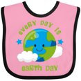 thumbnail image 3 of Inktastic Every Day Earth Day Boys or Girls Baby Bib, 3 of 4