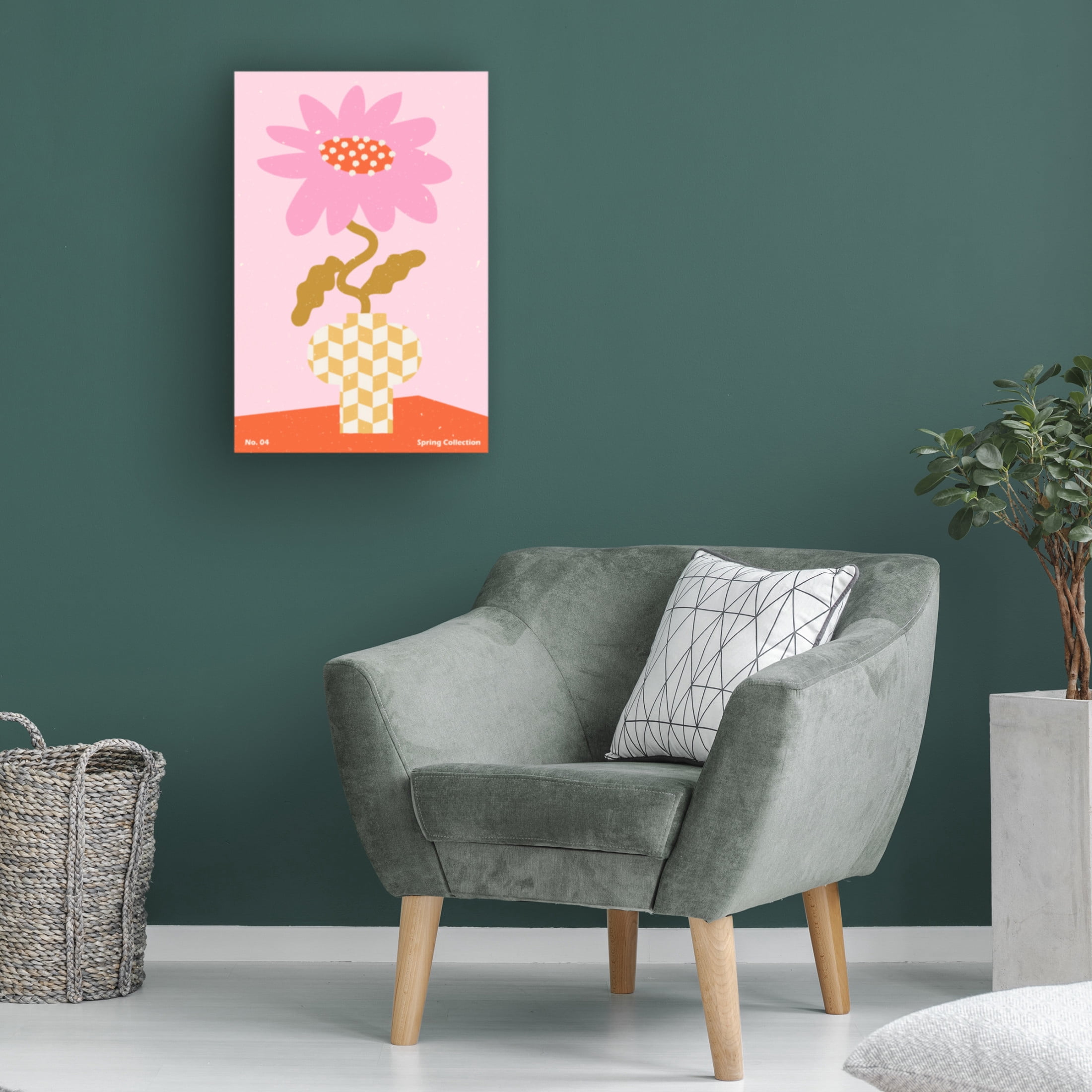 Trademark Fine Art NKTN Spring Flower 04 Canvas Wall Art