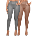 thumbnail image 1 of Set De Dos Leggins Moda Elegante Casual Mujer Vinipiel, 1 of 5