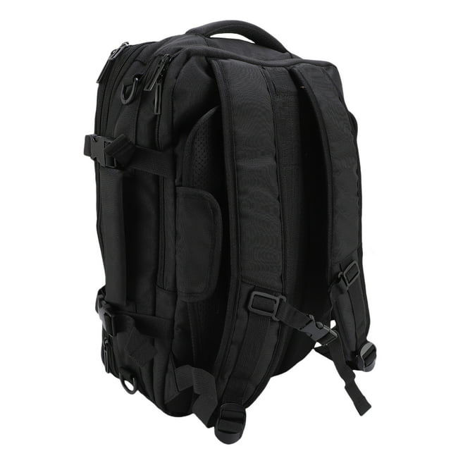 Expandable Backpack, Separate Shoe Compartment Vacuum Backpack Multifunctional Rain Proof for Business