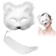 thumbnail image 4 of Halloween Para Adultos, Protector Facial De Peluche, Protector Facial De Peluche Negro Con Forma De Animal, Maquillaje, Baile, Hombres Y Mujeres, Protector Facial De Simulación De Media Cara Con Lla, 4 of 8
