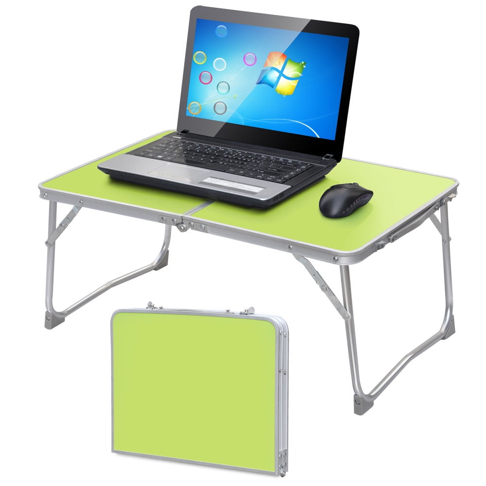 Folding Laptop Table Tray Desk Stand Large Bed Sofa Portable Folding Laptop Table Tray Desk Stand Large Bed Sofa Portable Outdoor Camping With Mdf Top Aluminum Frame Com