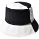 thumbnail image 1 of Sombrero de pescador de viaje con abertura en blanco y negro, protección solar, para pesca, para hombres y mujeres, 1 of 5
