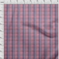 thumbnail image 3 of oneOone Polyester Lycra Medium Pink Fabric Madras Check Sewing Craft Projects Fabric Prints By Yard 56 Inches Wide, 3 of 4