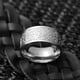 thumbnail image 4 of Dinheiro Anillo de acero inoxidable antigua 4 bestia guardiana, dragón, tigre blanco, suzaku, talla de basalto, 4 of 5
