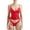 A-Red1029, variant on XIAONU Women's Solid Shapewear Camisoles Slimming Fit Deep V Neck Spaghetti Strap Tops Stretchy Smooth Elegant Daily Layering Tank Tops