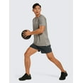 thumbnail image 3 of CRZ YOGA Men's Linerless Workout Shorts 5'' Lightweight Quick Dry for Running Sports Athletic Gym with Pockets, 3 of 5