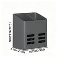 thumbnail image 3 of Aufmer Punch Free Wall Mounted Multi Grid Storage Rack Bottom Drain Hole Design For Bathroom Kitchen Bedroom Daily Sundries Dry Sorting Storage(10.3*10*6.5CM), 3 of 8