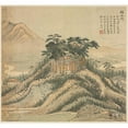 thumbnail image 3 of Song Xu 21x20 Black Modern Framed Museum Art Print Titled - Fushan Monastery (C. 1588), 3 of 5