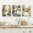 thumbnail image 3 of [2D Flat] 3pcs, 2D Frameless Canvas Art, 3pcs Decorative Paintings, Watercolor Duck, Deer and Fish Room Wall Decor, Hunting and Fishing Room Prints, Deer Room Prints, 3pcs Set of Prints, Boy Room De, 3 of 4