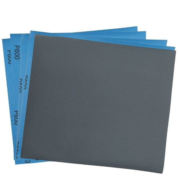 30PCS 600 Grit Dry Wet Sandpaper Sheets, 9 x 11" Silicon Carbide